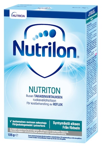 Nutrilon Nutriton 135g kliininen ravintovalmiste jauhemainen ruoan sakeuttaja alk 0kk