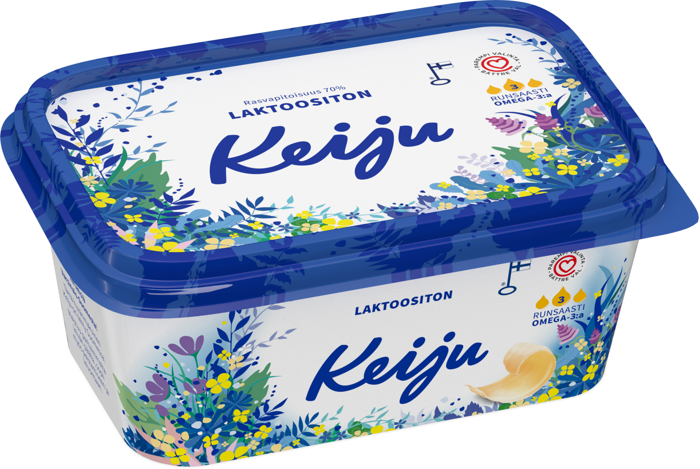 Keiju kasvirasvalevite 70% 400g laktoositon