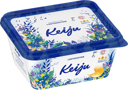 Keiju kasvirasvalevite 70% 600g laktoositon