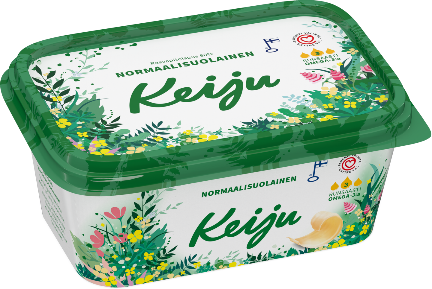 Keiju normaalisuolainen margariini 60% 400g