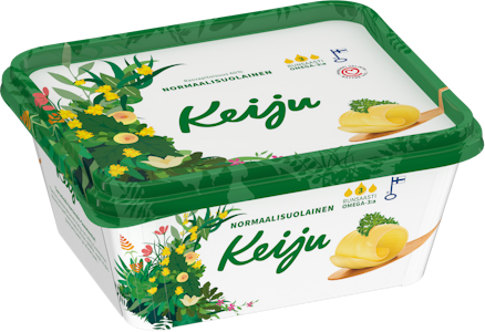 Keiju normaalisuolainen margariini 60% 600g