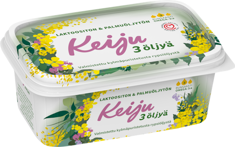 Keiju 3 öljyä margariini 400g