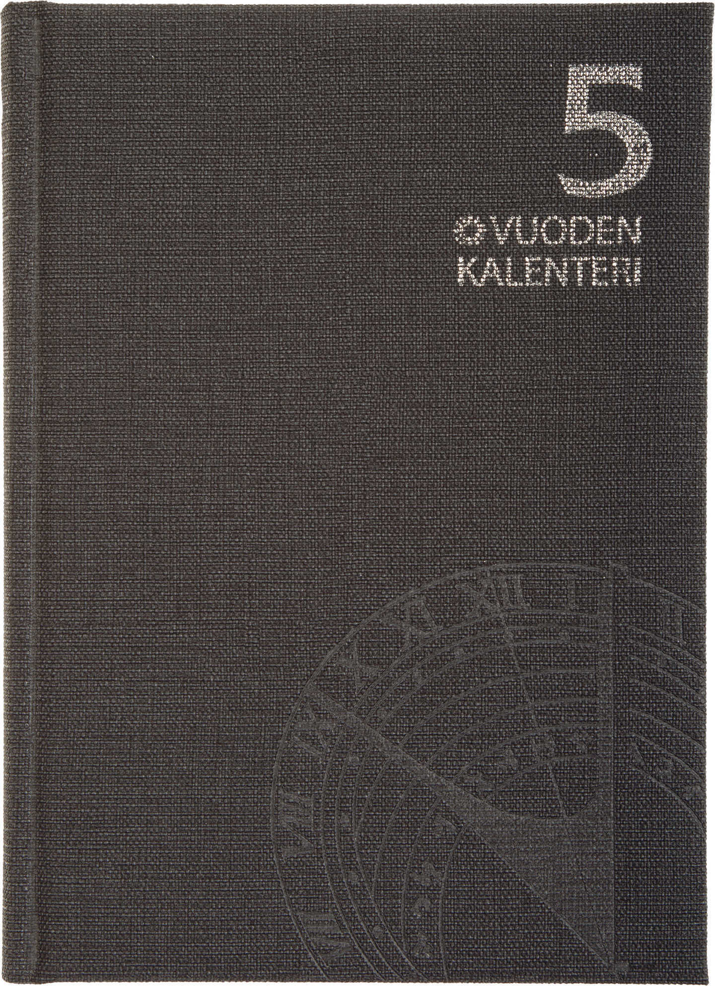 Ajasto, 5 v. pöytäkalenteri A5, päiväämätön harmaa