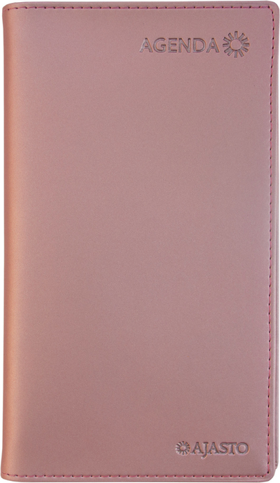 Ajasto Agenda taskukalenteri ruusukulta