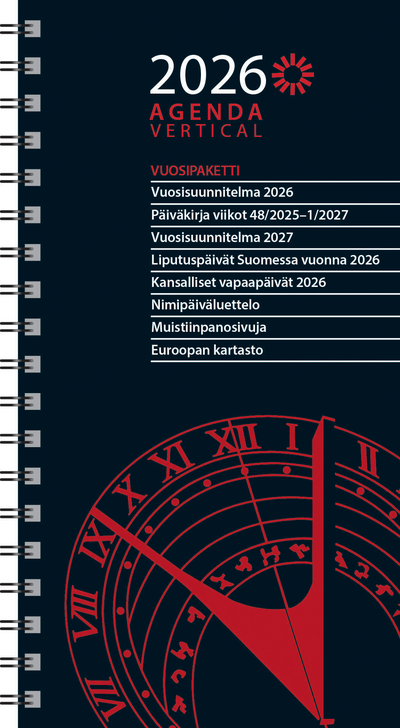 Ajasto Agenda-vuosipaketti taskukalenteri