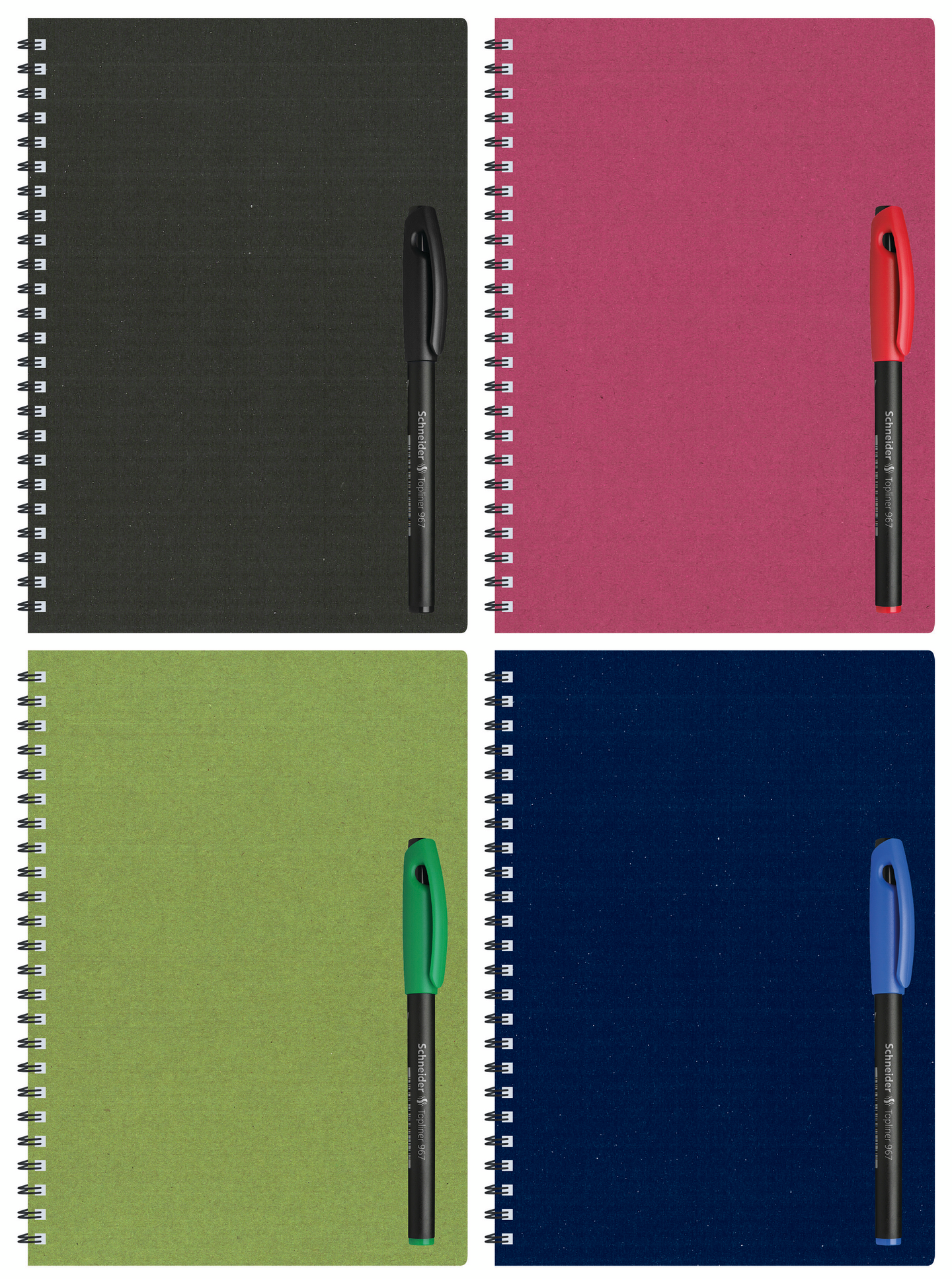 Ajasto muistikirja A5 + Topliner-kynä