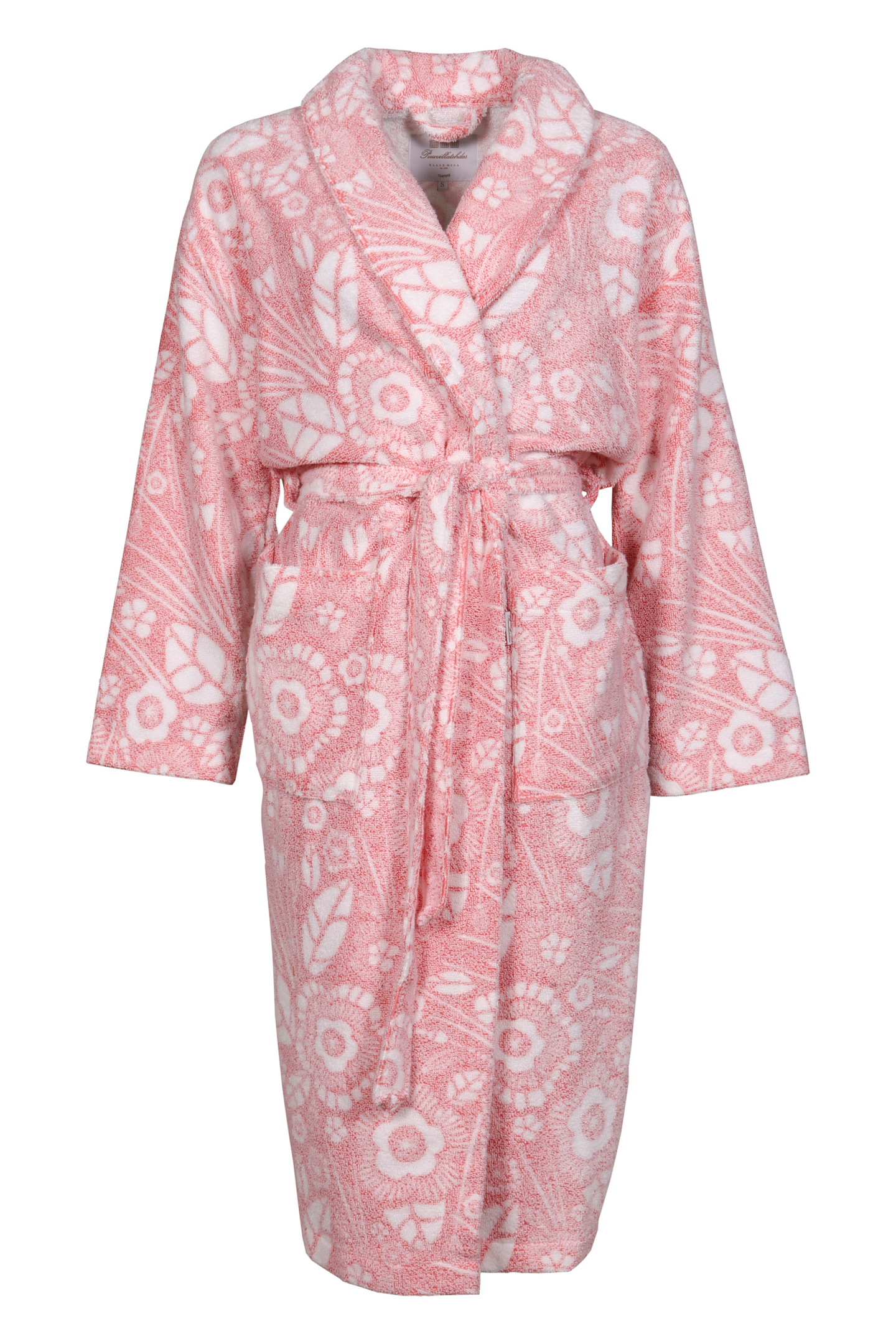 Puuvillatehdas kuosillinen kylpytakki