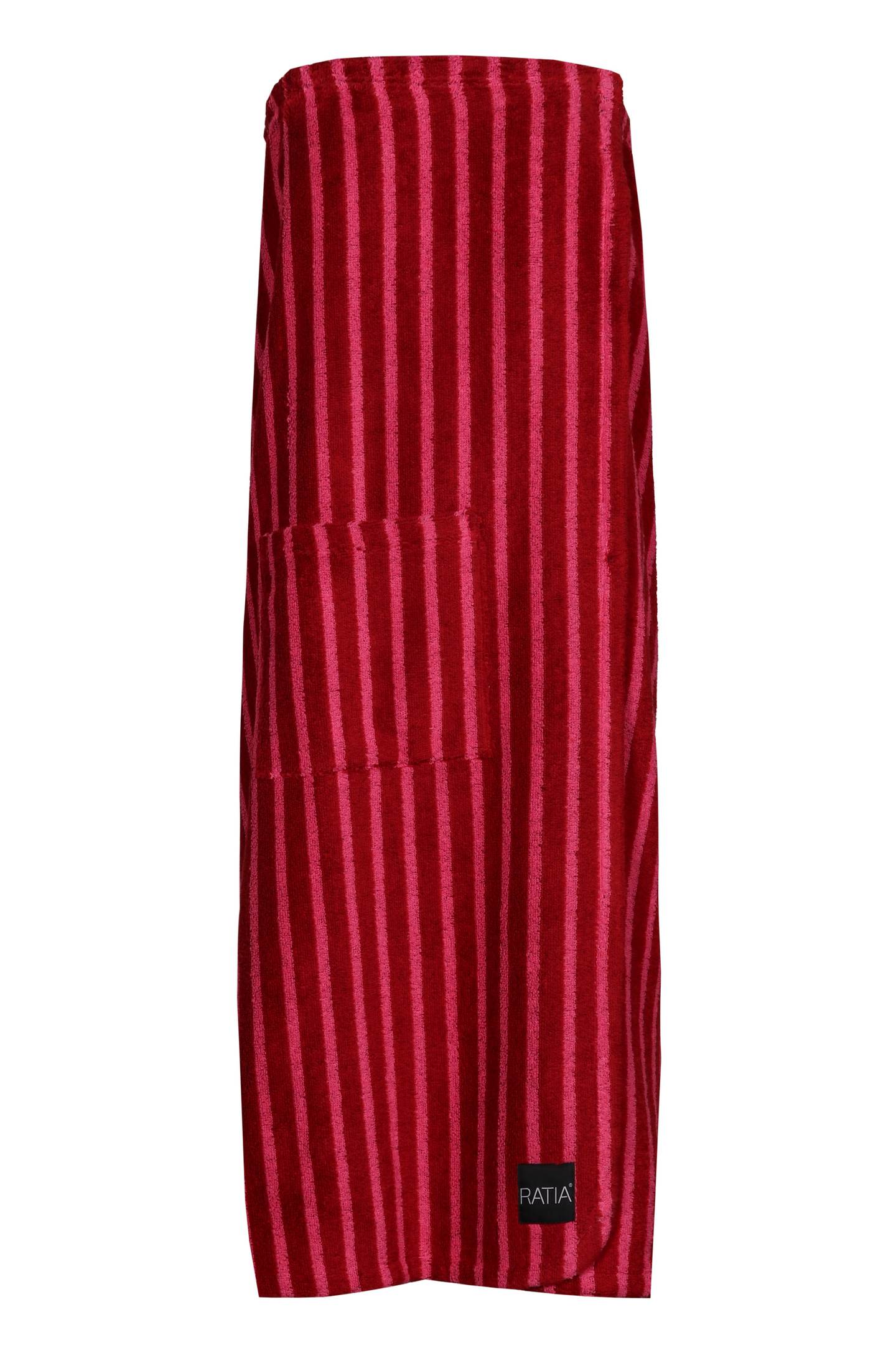 Ratia naisten kietaisupyyhe 100x150 cm pinkki-punainen