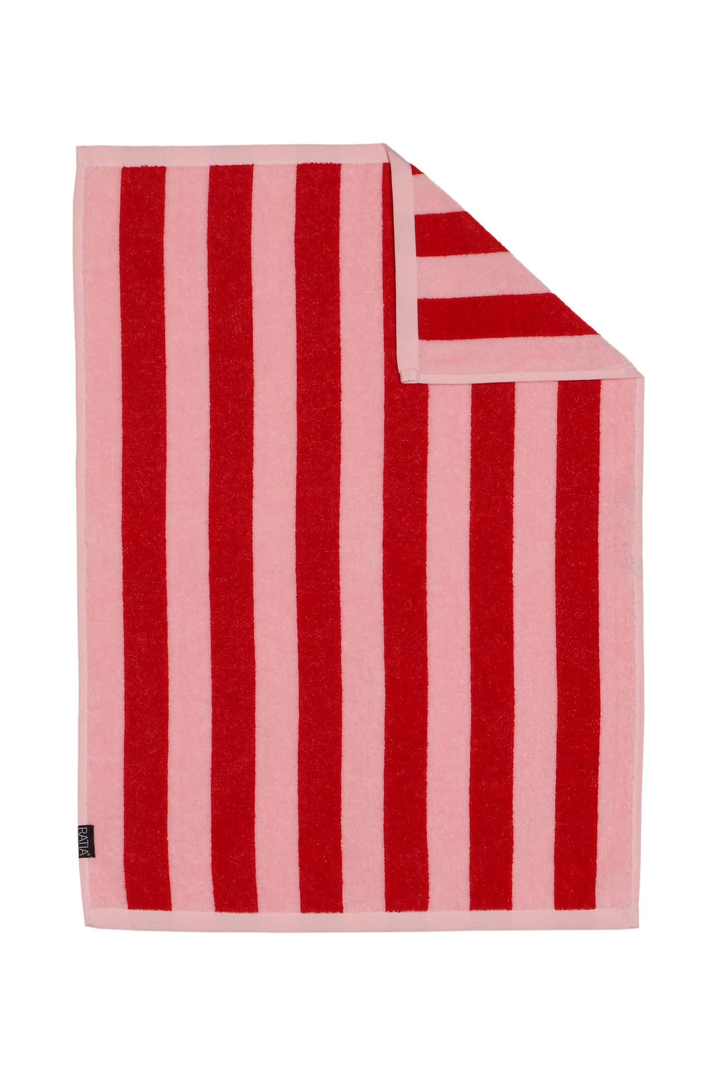 Ratia Raita pyyhe 50x70 cm pinkki-punainen