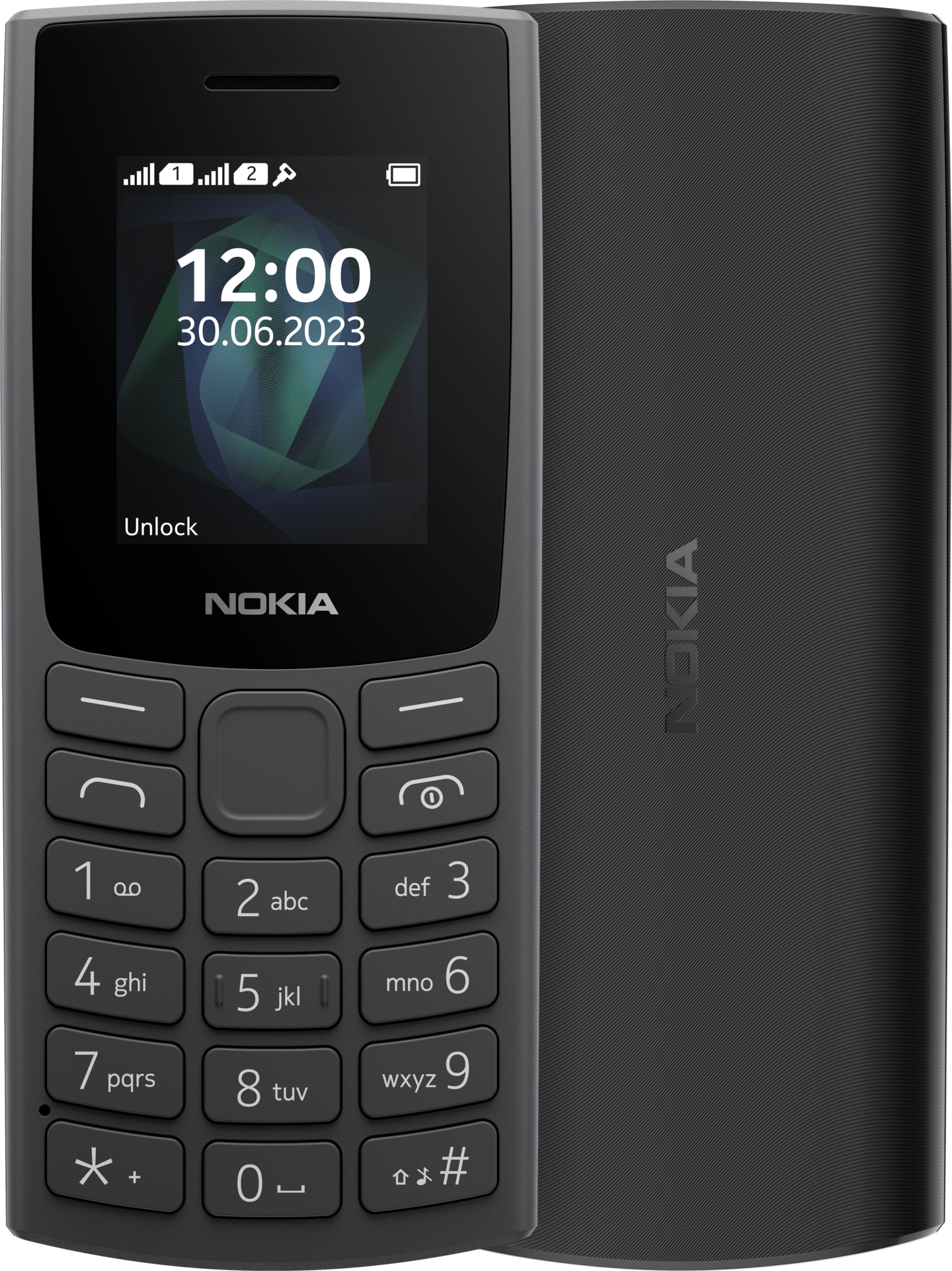 Nokia 105 4G DS (2023) -puhelin, musta