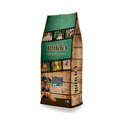 Maxi Rokka täysravinto suurille koirille 3kg