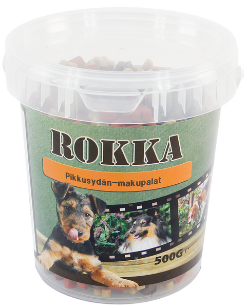 Rokka Pikkusydän makupalat koirille 500g