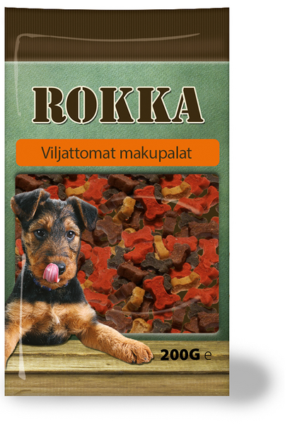 Rokka Viljattomat makupalat koirille 200g