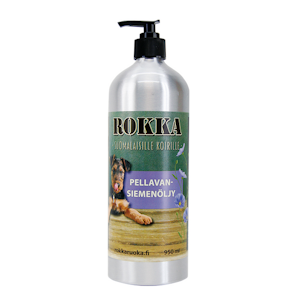 Rokka pellavansiemenöljy koirille 950ml