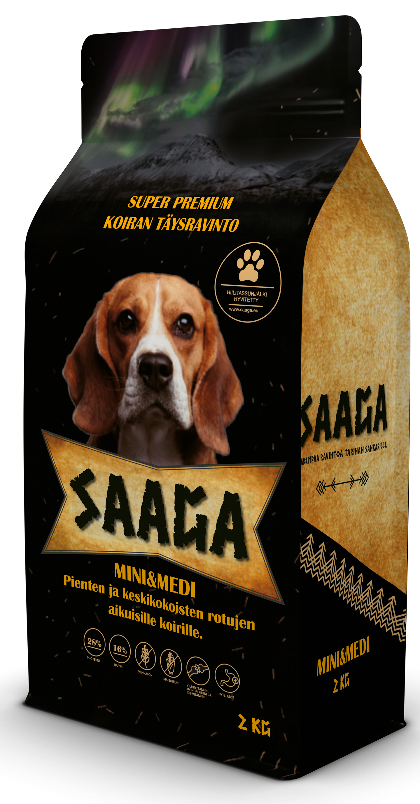 Saaga Mini ja Medi 2kg