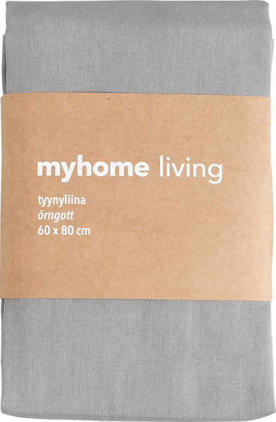 myhome tyynyliina 60x80 cm tummanharmaa | K-Ruoka Verkkokauppa