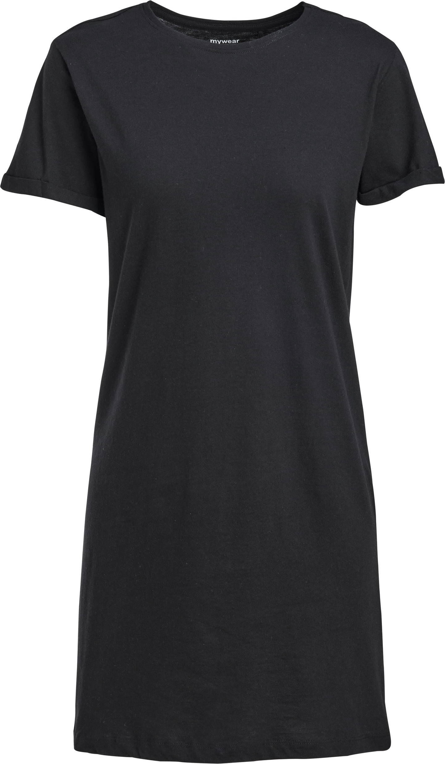 mywear naisten t-paitamekko Carola musta