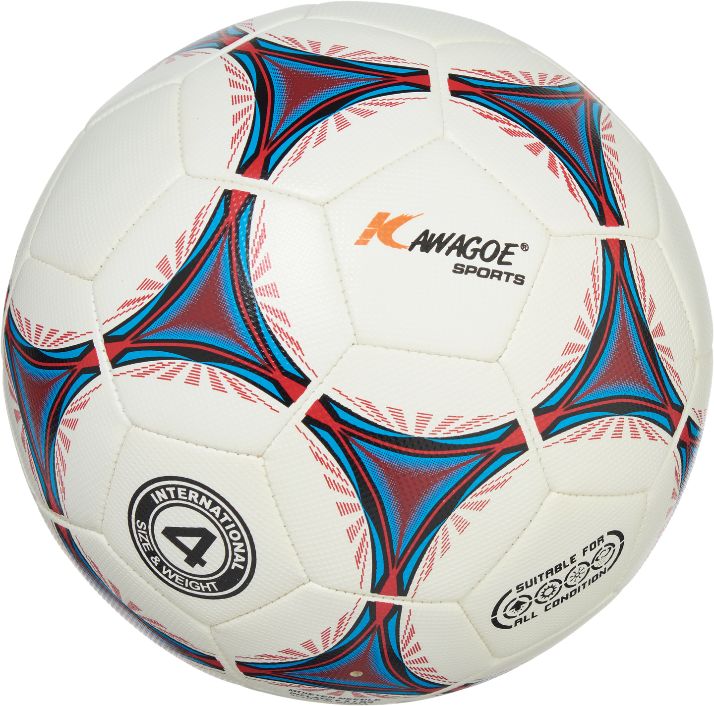 Kawagoe jalkapallo, koko 5, valkoinen kuvio