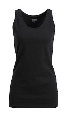 mywear naisten pitkä toppi Alina musta