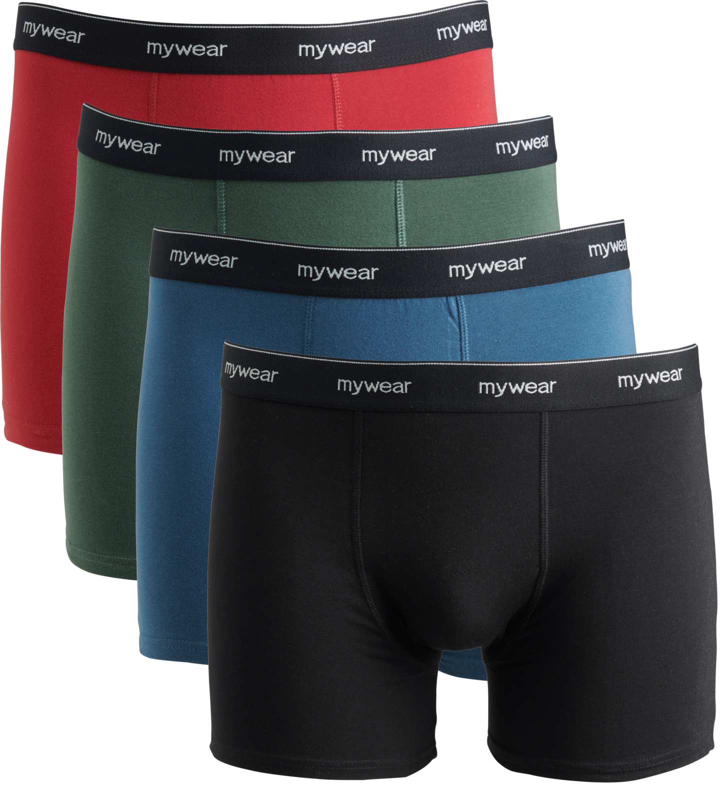 mywear miesten bokserit 4kpl/pkt, eri värejä