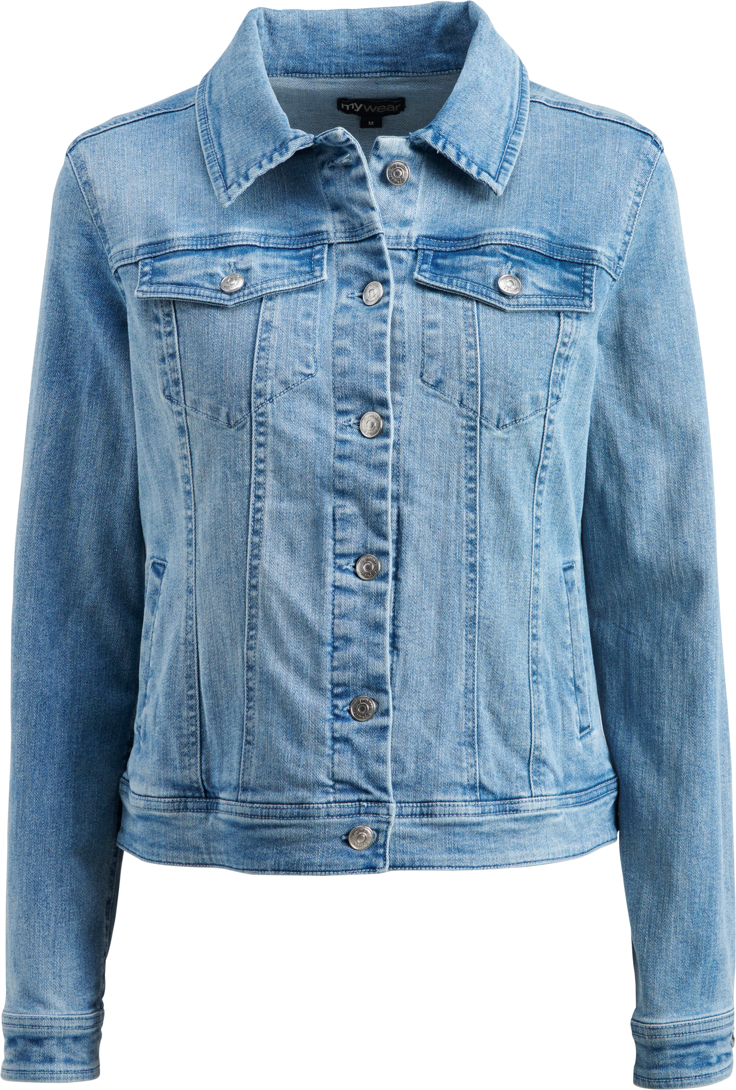 mywear naisten farkkutakki Unni sininen denim