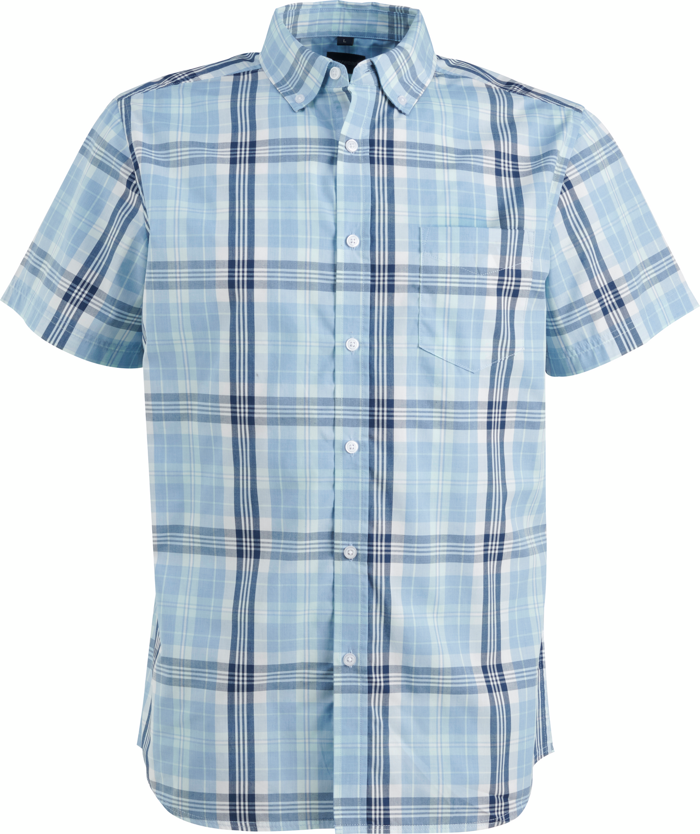 mywear miesten lyhythihainen kauluspaita Philip, vaaleansininen