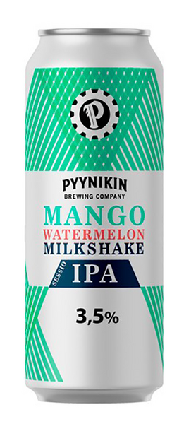 Pyynikin Brewing Mango Watermelon Milkshake IPA olut 3,5% 0,5l