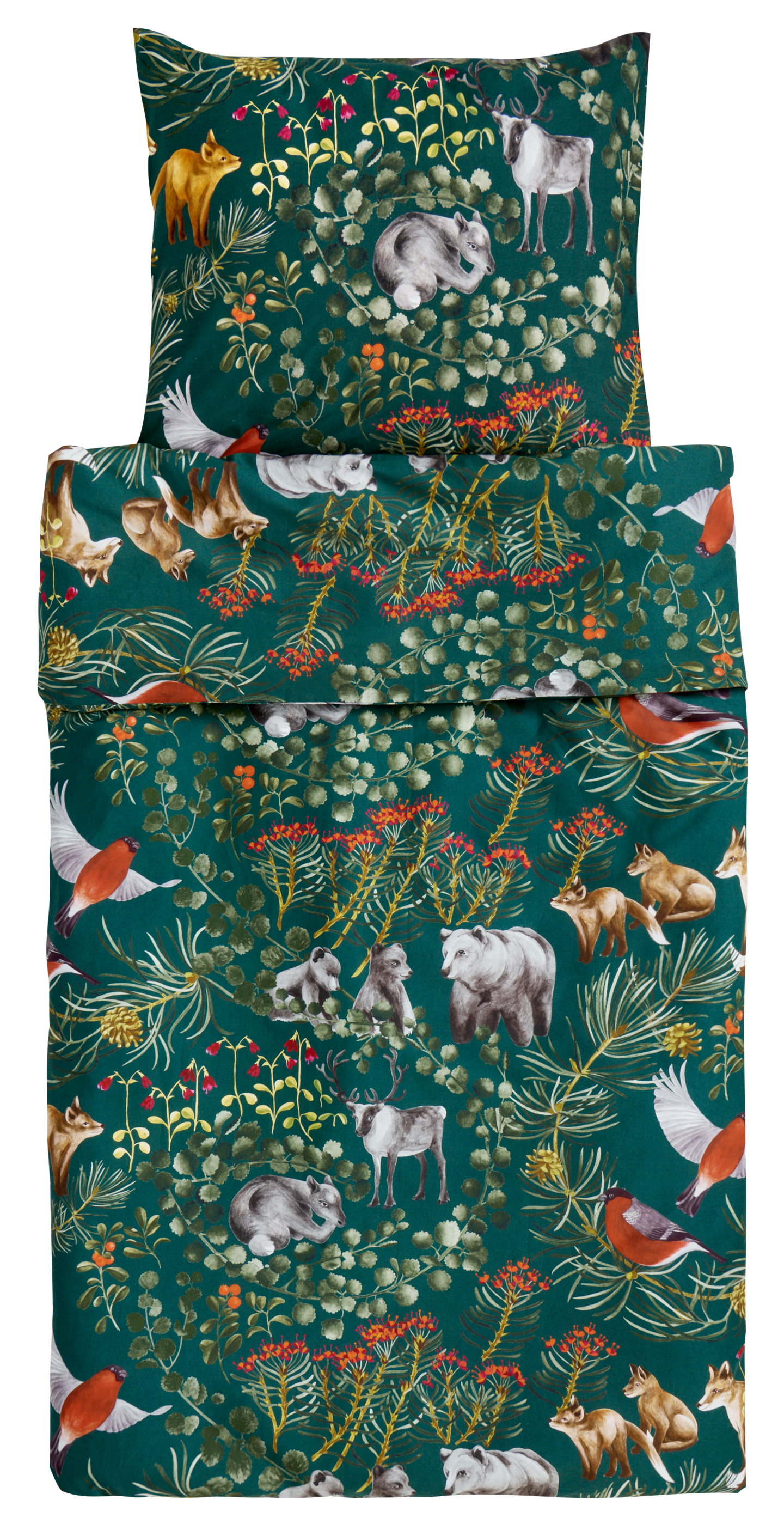 myhome Metsämaa lasten pussilakanasetti 120x160 cm + 50x60 cm