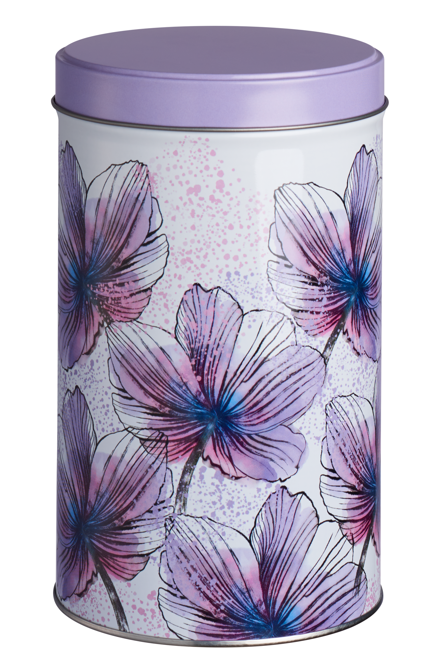 myhome peltipurkki pyöreä Ihana lila