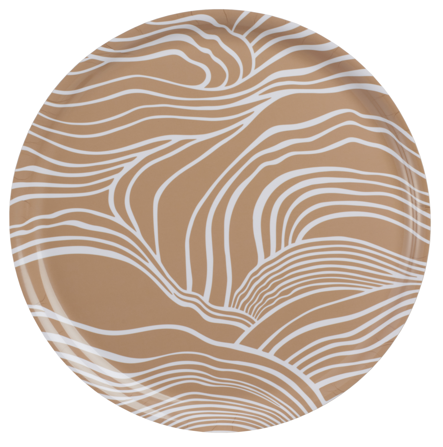 myhome tarjotin Luoto pyöreä 35 cm beige