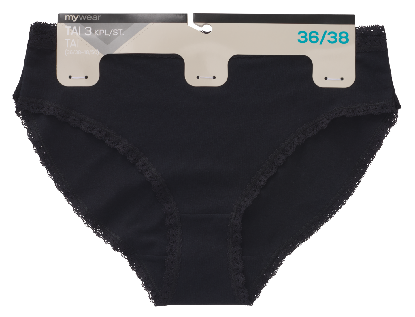 mywear Lotta naisten tai alushousut 3kpl/pkt