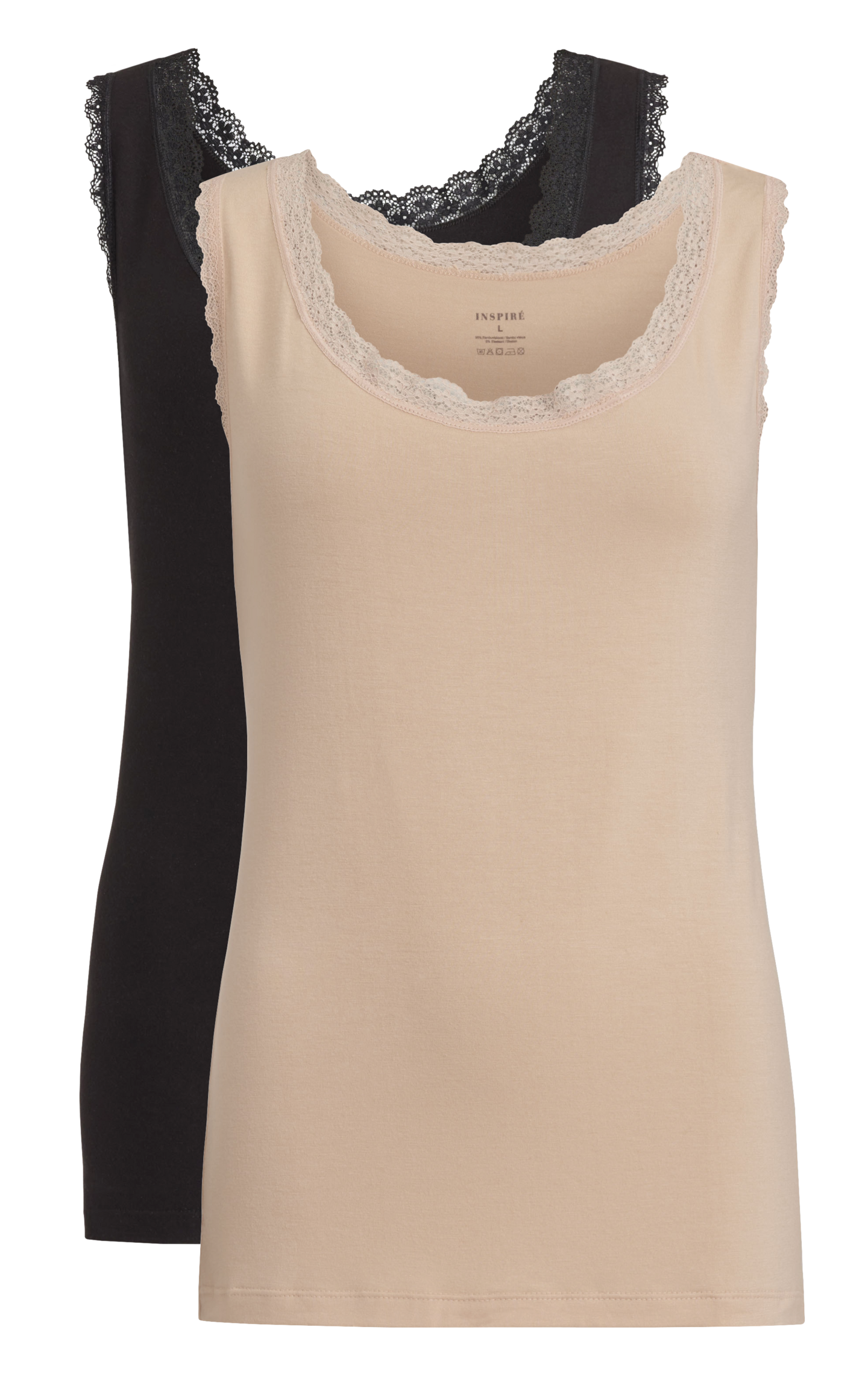 Inspire Bambu naisten aluspaita 2kpl/pkt