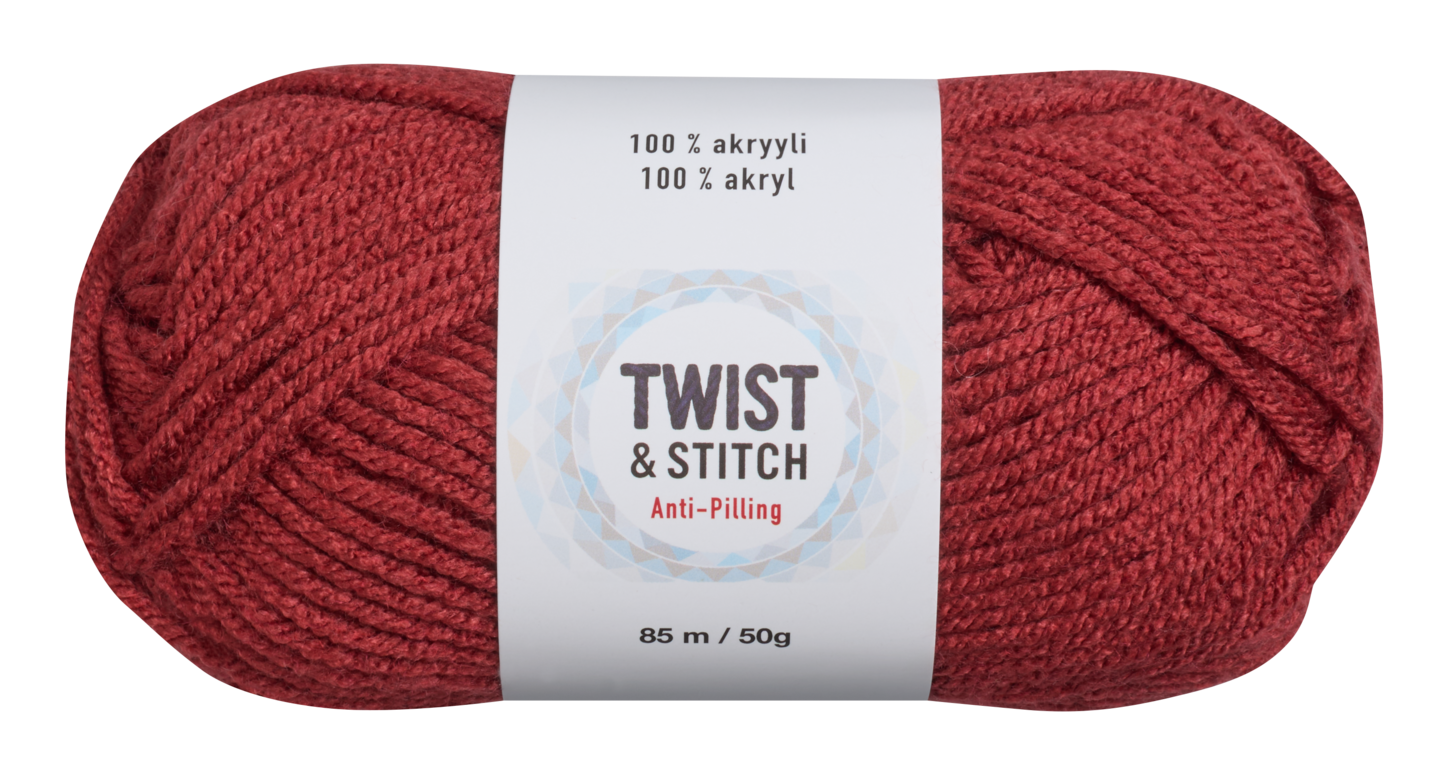 Twist&Stitch akryylilanka 50g 178 ruoste