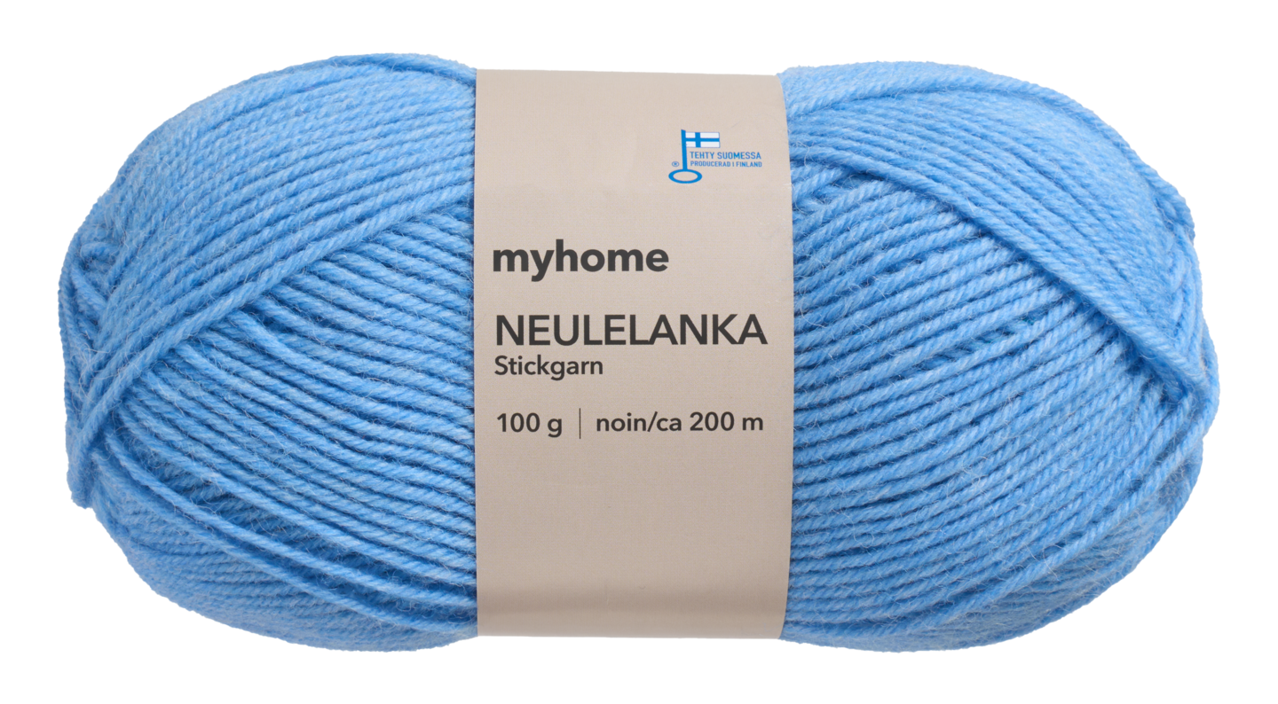 myhome neulelanka 100g 1301 vaaleansininen