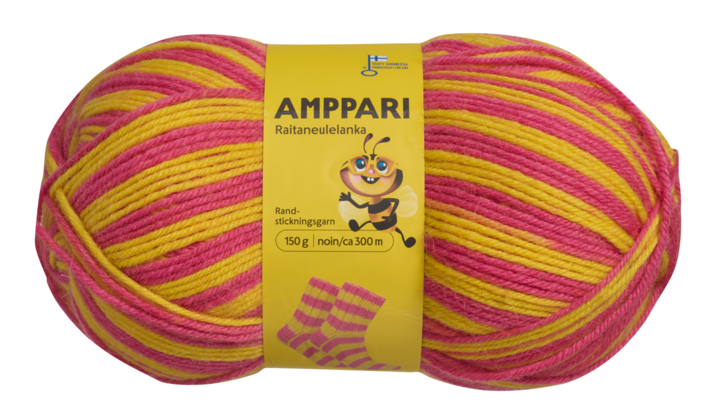 Amppari raitaneulelanka 150g 8671