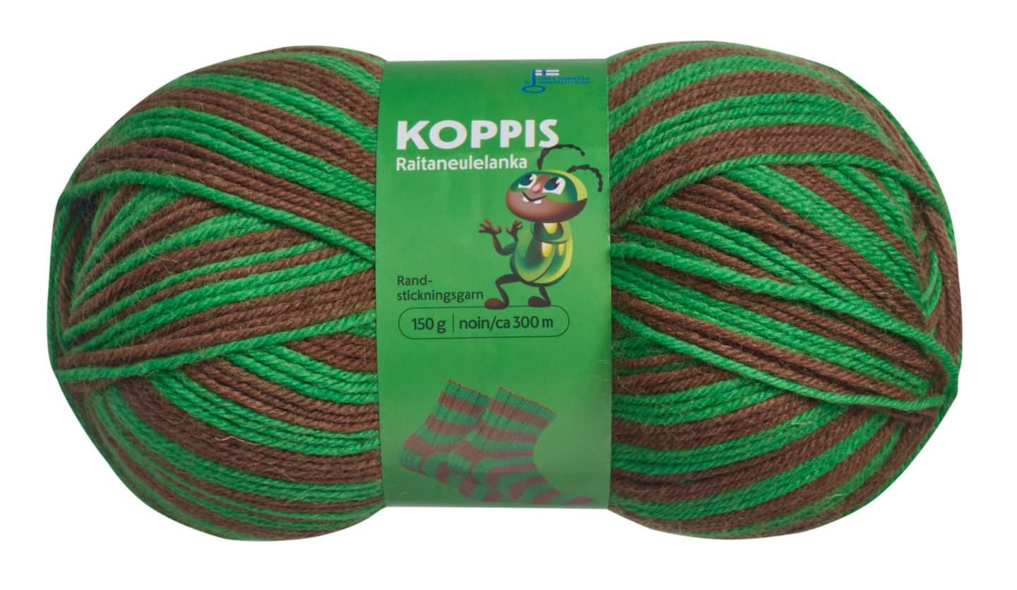 Koppis raitaneulelanka 150g 8711