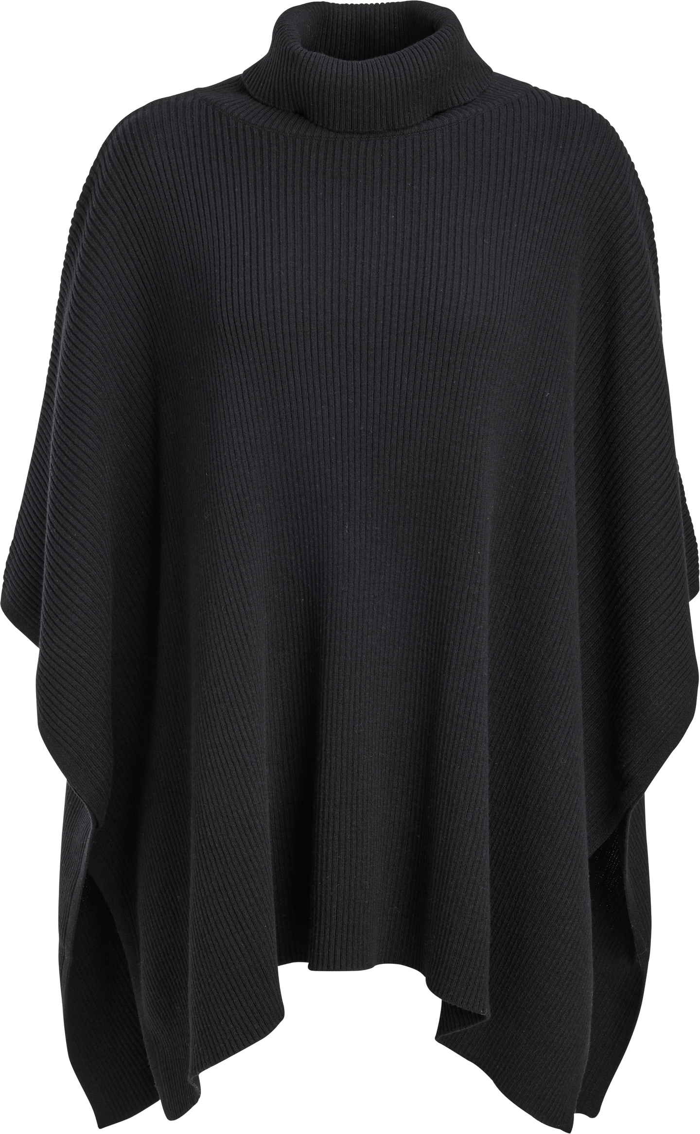 mywear naisten neuleponcho Heta musta