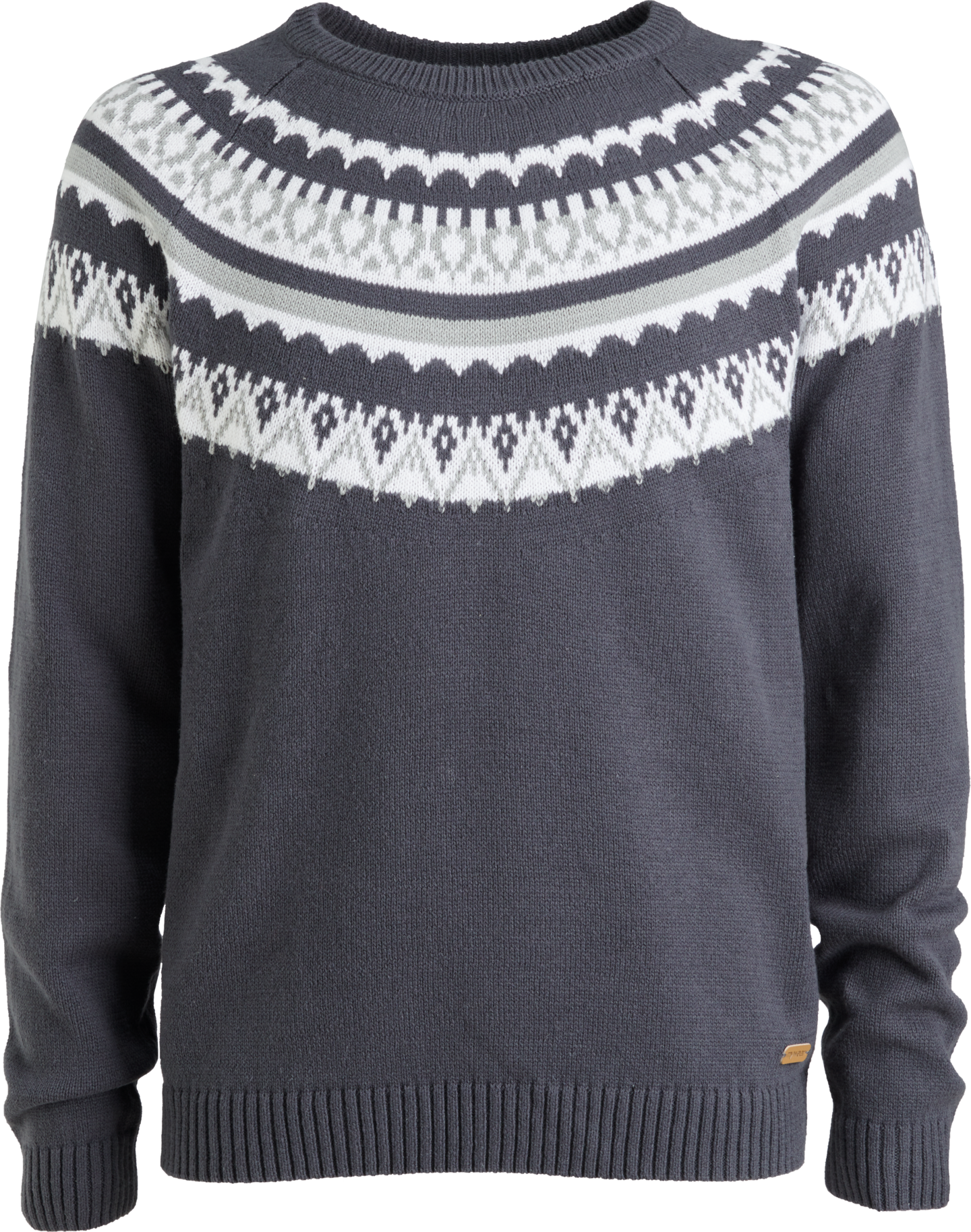 mywear miesten neulepusero Norra fair isle t.harmaa