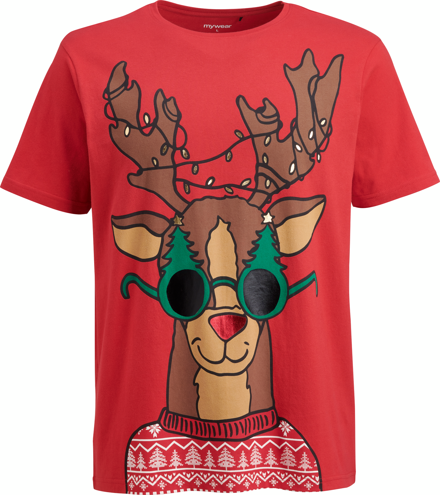 mywear miesten t-paita Jolly punainen