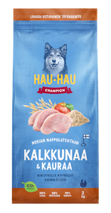 Hau-Hau Champion täysravinto 2kg kalkkuna kaura