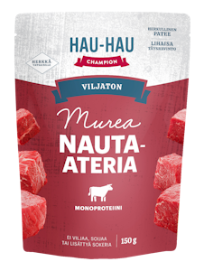 Hau-Hau Champion viljaton ateria 150g murea nauta