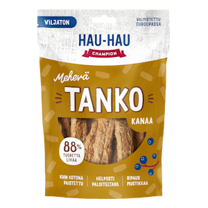 Hau-Hau Champion Mehevä tanko viljaton koiran herkku 140g kana