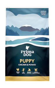 PrimaDog kuivaruoka pennuille kana-peruna 3 kg