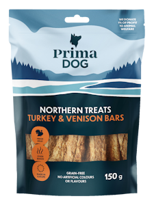 PrimaDog Northern Treats tanko 150g kalkkuna-peura