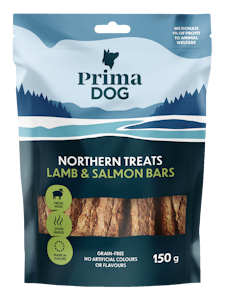 PrimaDog Northern Treats tanko 150g lammas-lohi