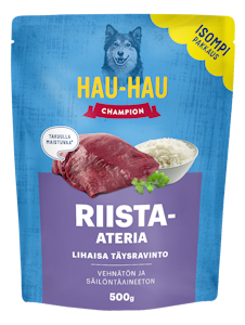 Hau-Hau Champion Riista-ateria täysravinto 500g