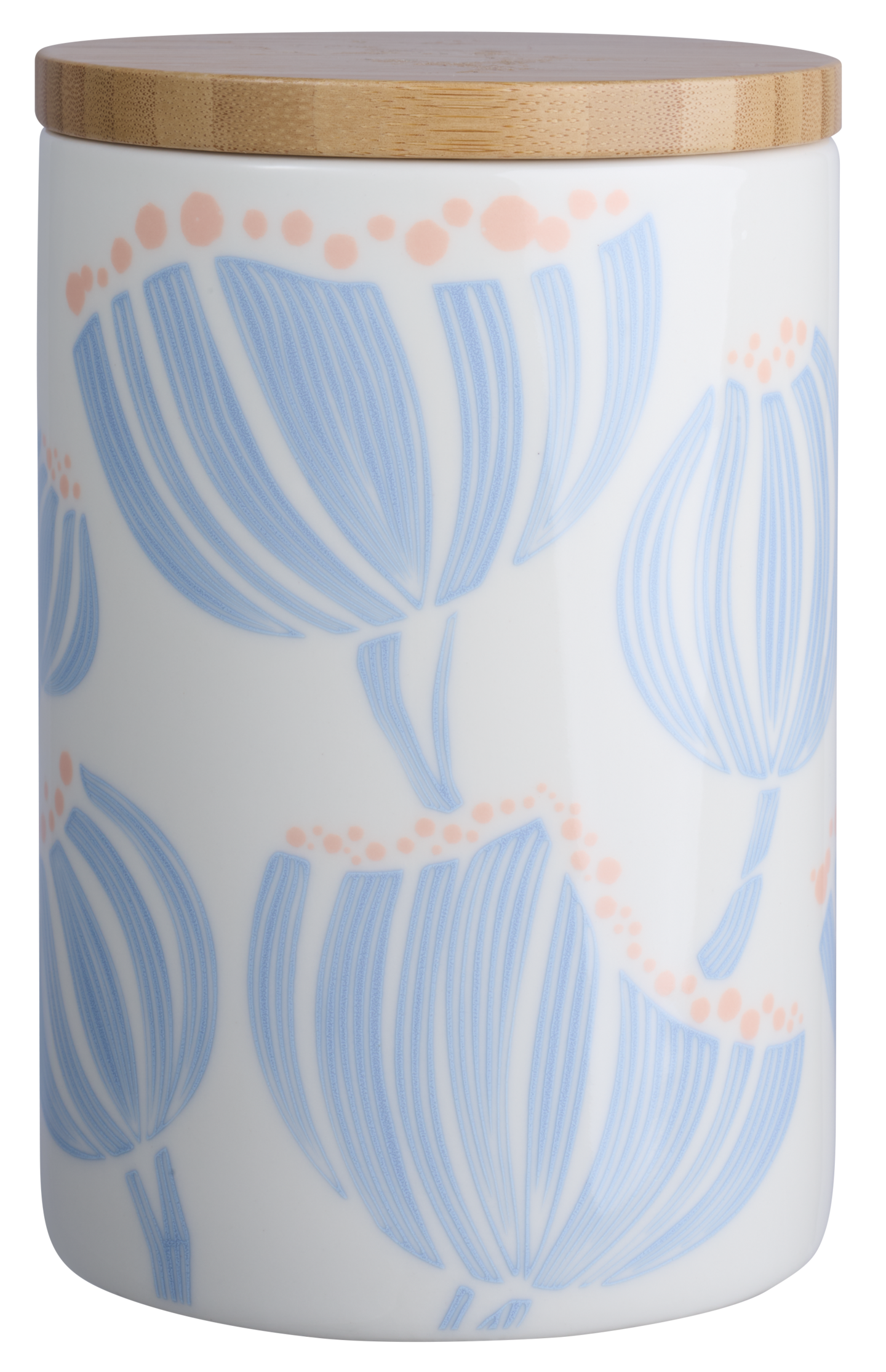 myhome keraaminen purkki Uni 10 x 15 cm/ 980 ml sininen