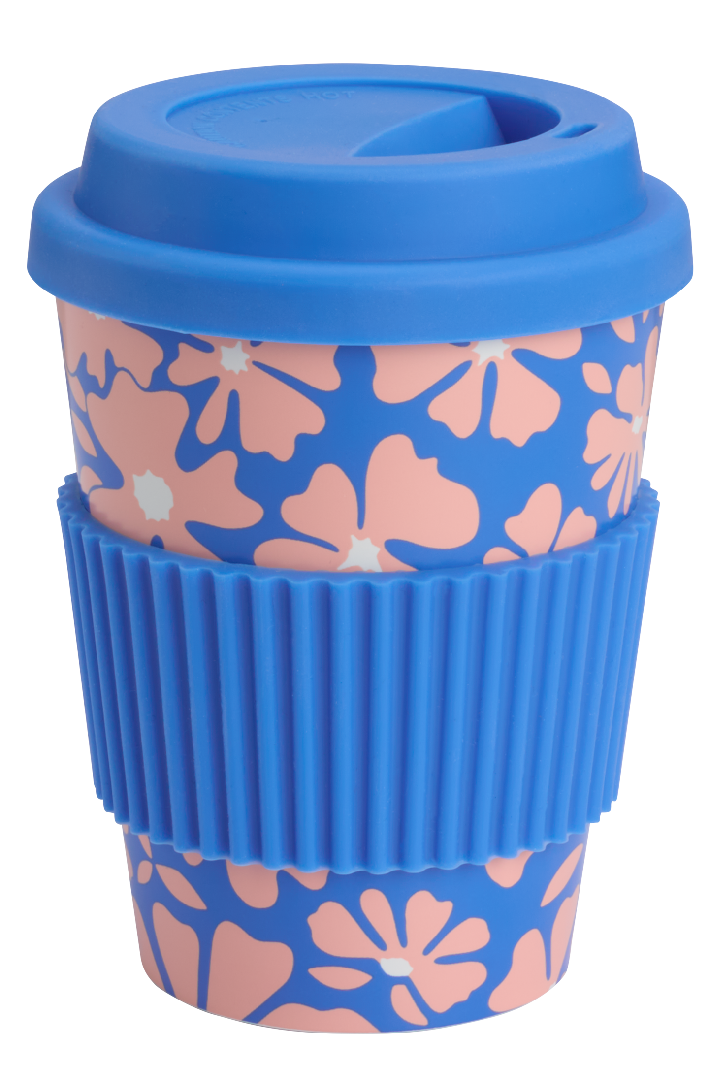 myhome takeaway muki 0,34l Lempi kukka sininen