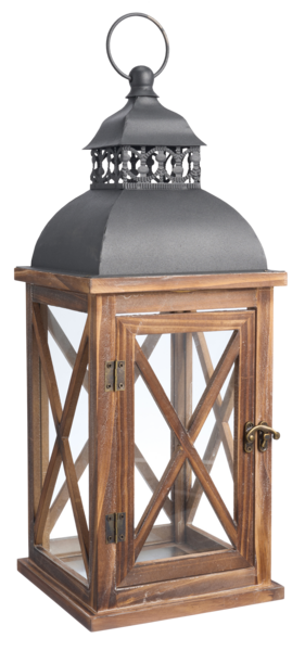 myhome Rustiikki lyhty 45cm ruskea