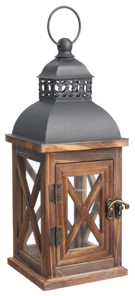 myhome Rustiikki lyhty 30cm ruskea